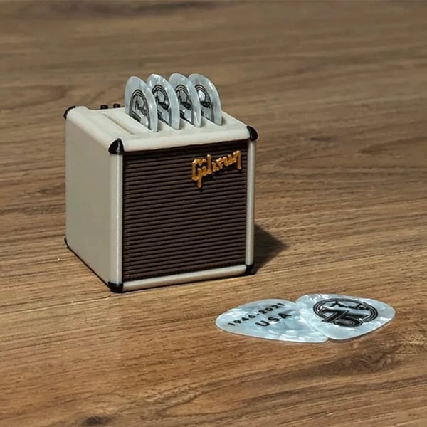 Mini Guitar Amplifier Pick Holder