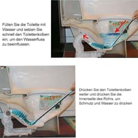 Leistungsstarker Toilettenkolben (für Siphon-Typ)