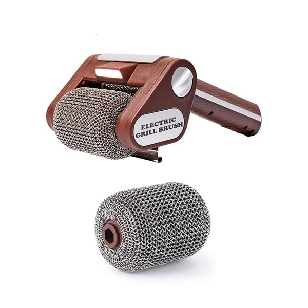 Elektrisk grillrengøringsbørste uden børstehår