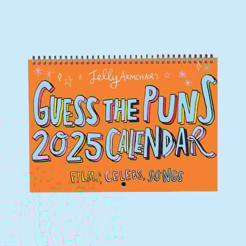 Wortspiel-Quizkalender - A4 Errate das Wortspiel 2025