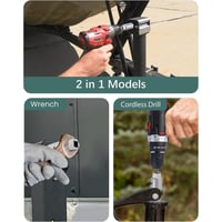 Stainless Steel Trailer Jack Electric Drill Adapter