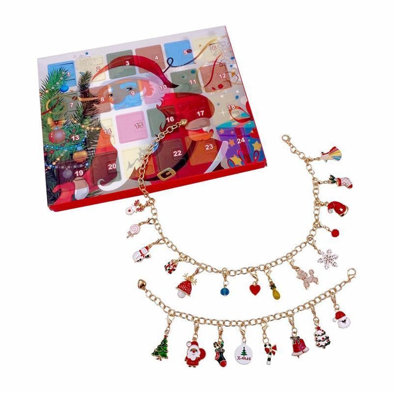 24 Tage Blindbox Weihnachten DIY Armband Kalender Geschenkbox Set