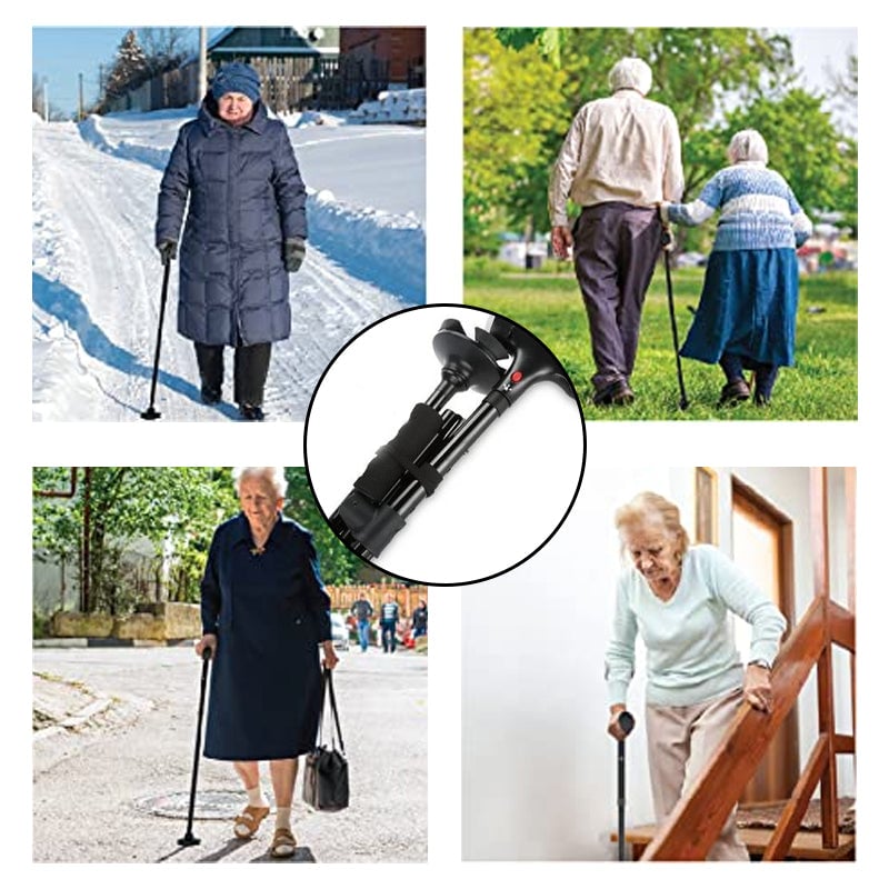 Teleskopisk foldbar stok
