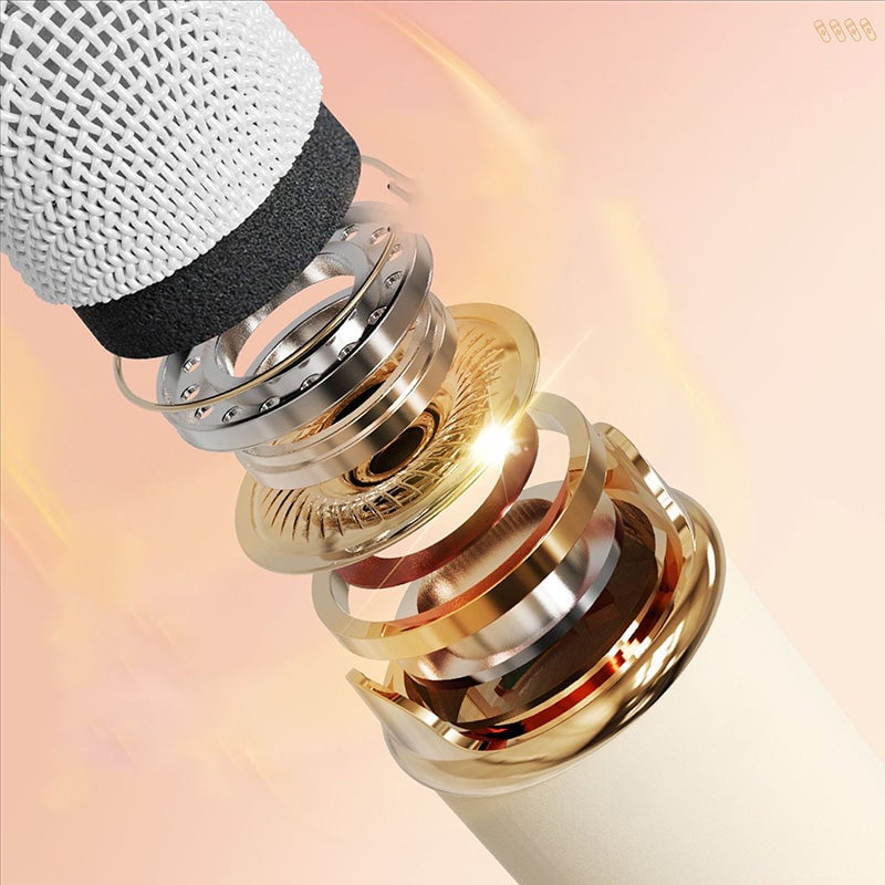 Mini Karaoke-maskin med trådløs mikrofon