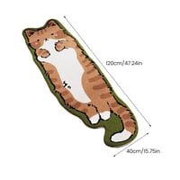 Cute Cartoon Cat Tufted Rug