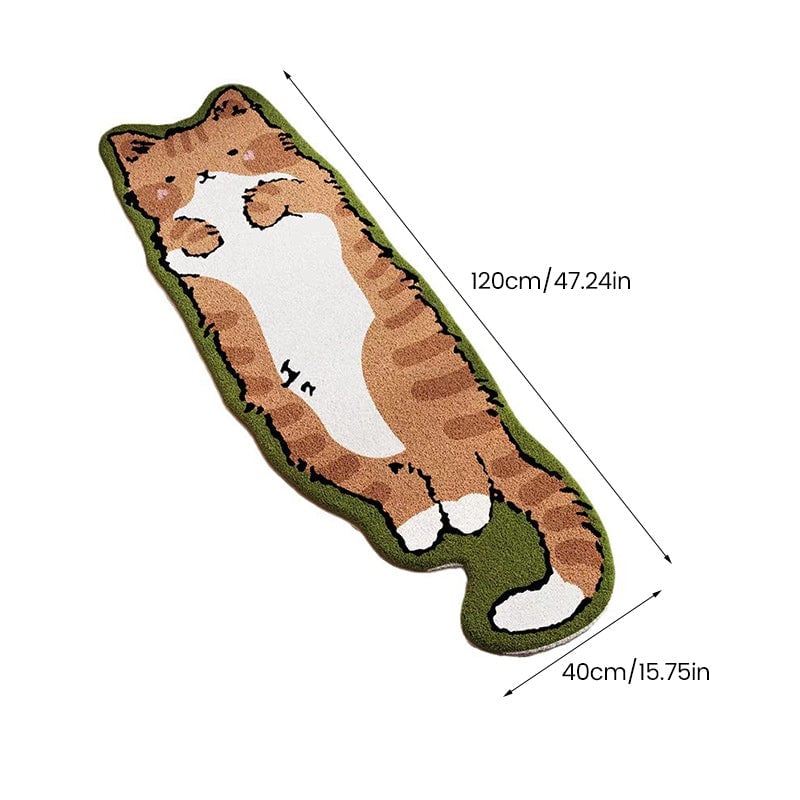 Cute Cartoon Cat Tufted Rug