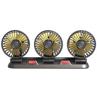 Sakerplus Portable 3-Head Car Cooling Fan