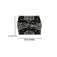 Printed cross yoga headband