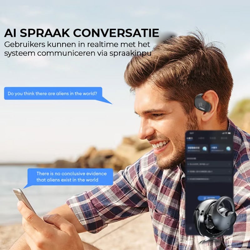 Draadloze Bluetooth-vertaaloordopjes
