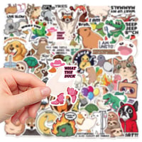 50 Funny Animal stickers