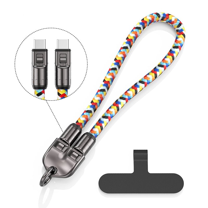 2-in-1 Schnellladekabel & Handy-Lanyard