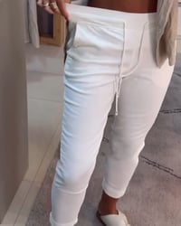 Aumora Drawstring Casual Pencil Pants
