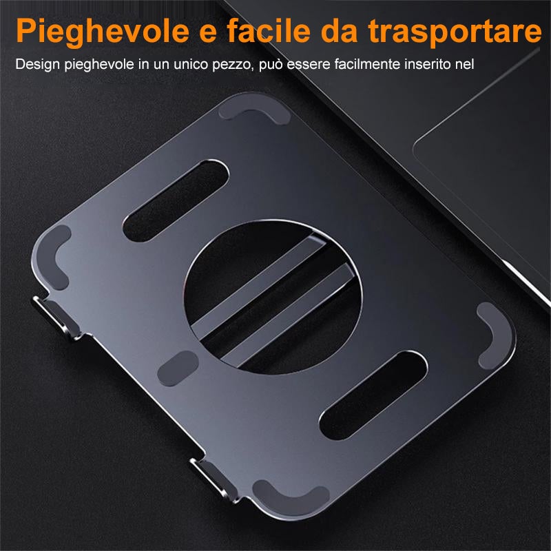 🔥 Saldi estivi - 49% di sconto 🔥Porta iPad pieghevole e girevole in lega di alluminio