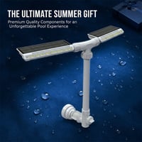 Dual-Head Solar & Type-C Pool Fountain Light