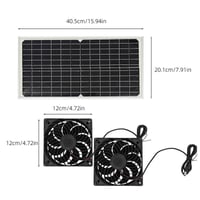 Sakerplus Solar Powered Fan for Chicken Coop