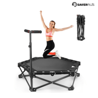 Sakerplus® Foldable Fitness Trampoline With Handle