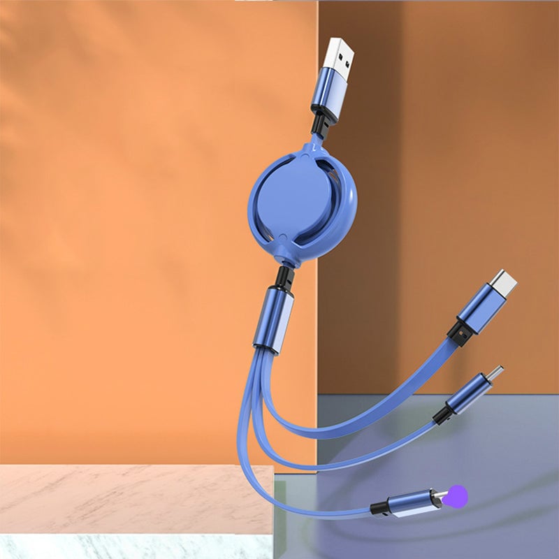 Câble de charge télescopique 3 en 1