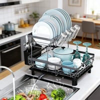2-Tier Kitchen Dish Drying Rack