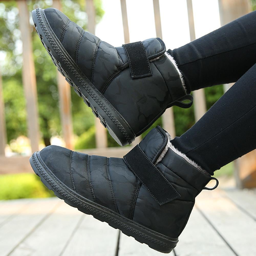 Bottes de Neige Camouflage avec Velcro
