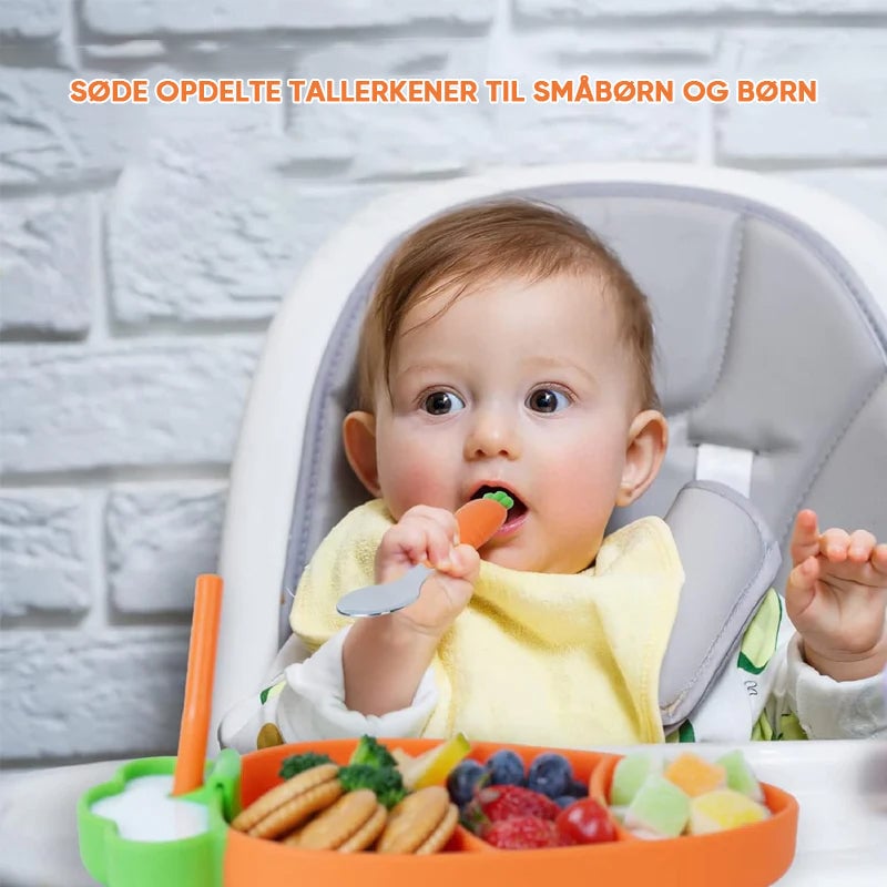 Småbørnstallerkener med sug