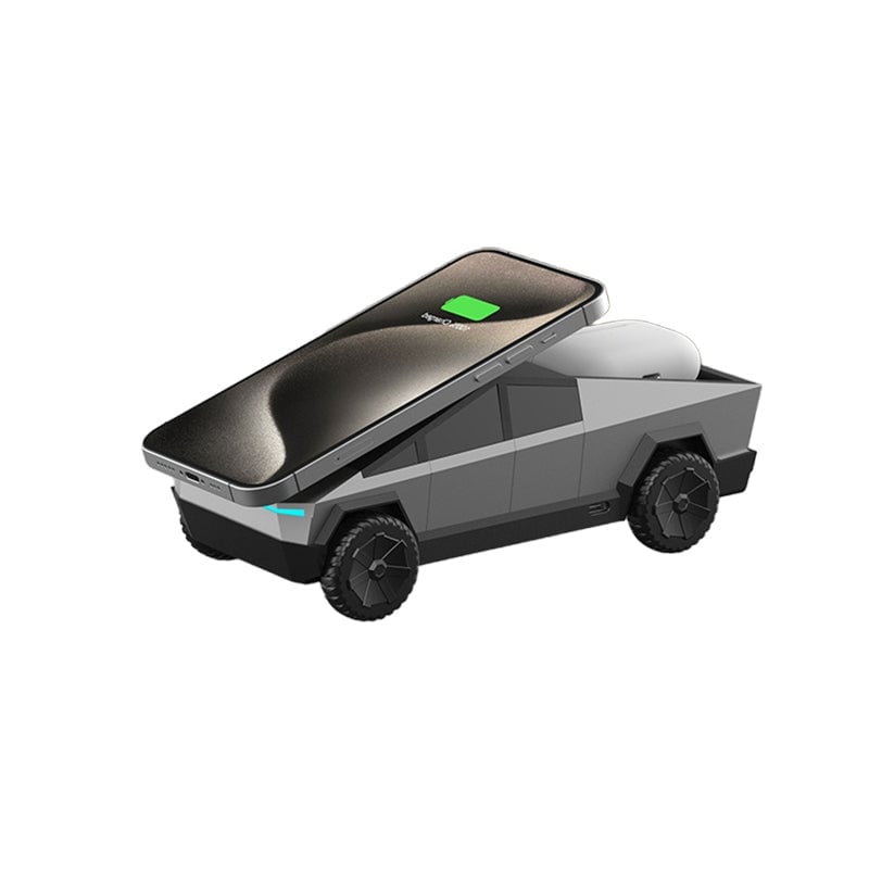 Cybertruck-Inspired 3-in-1 Multifunctional Wireless Charger