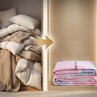 No-Pump Vacuum Compression Bag