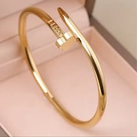 Gold-Plated Diamond-Studded Bracelet