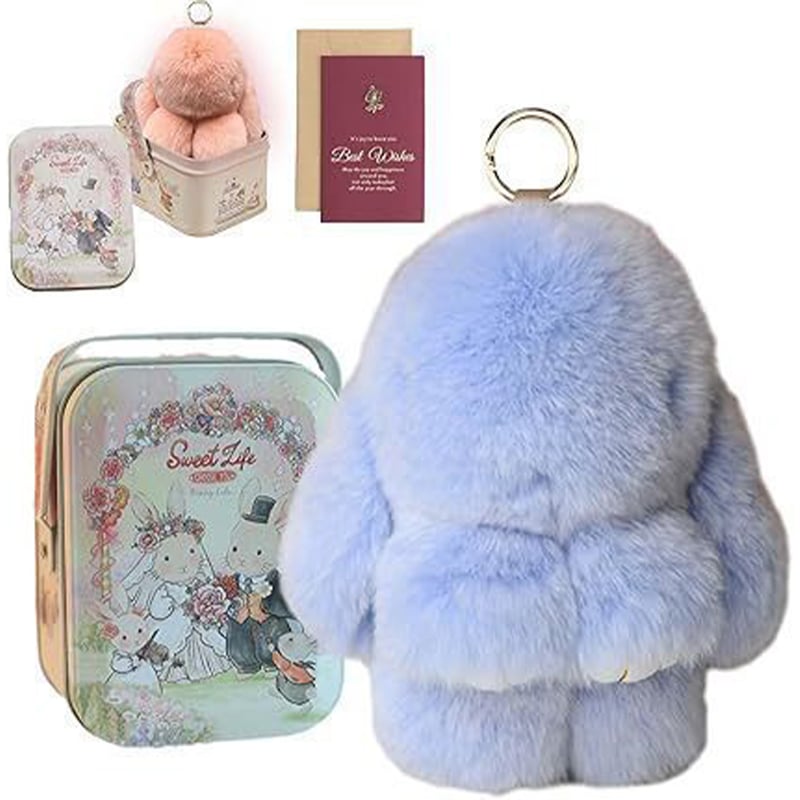 Handmade Soft Bunny PomPom Charms（Boxed Edition）