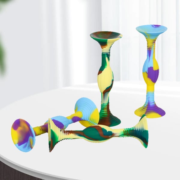 HugOutdoor Dartpfeile mit Saugnapf, farbig, 10 Stück