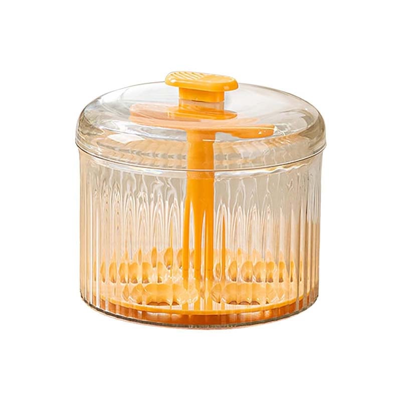 Manual one-piece household meatball maker