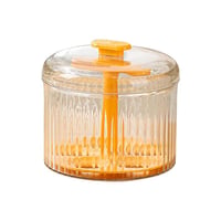 Manual one-piece household meatball maker