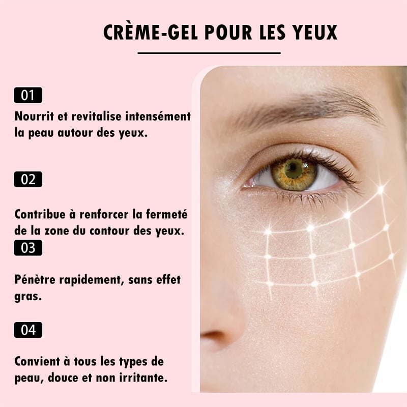 OUHOE Crème Hydratante pour les Yeux