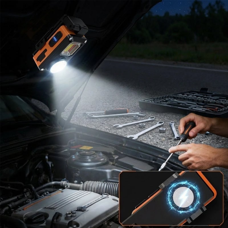 Multi-Function Outdoor Rotating Headlamp