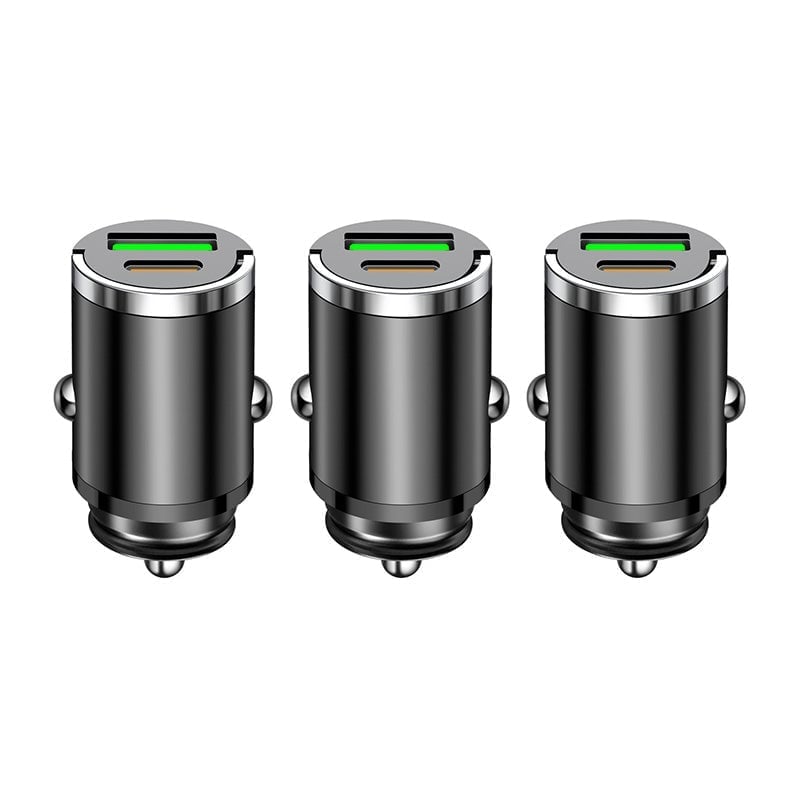 Sakerplus Metal Pull-Ring Invisible Fast Car Charger