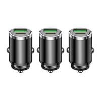 Sakerplus Metal Pull-Ring Invisible Fast Car Charger