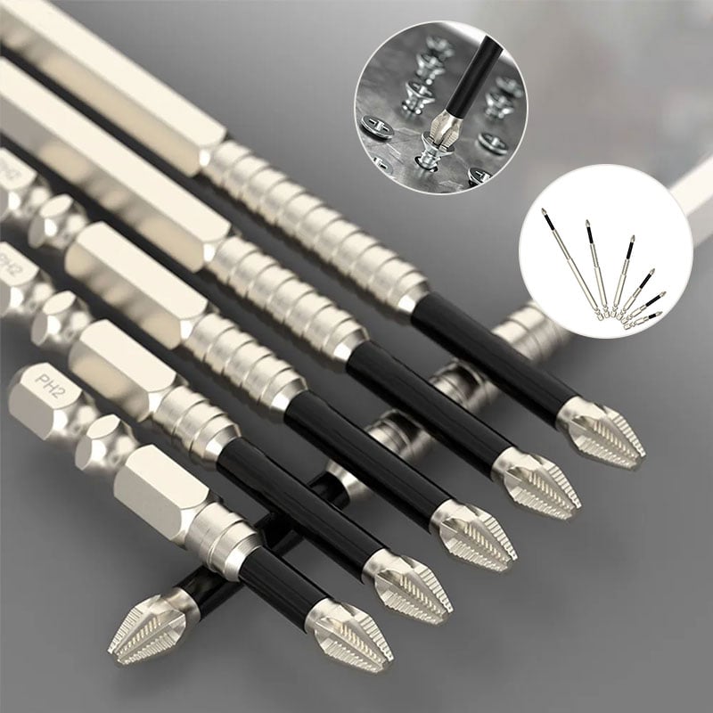 High-Magnetic Screwdriver Drill Bit Set