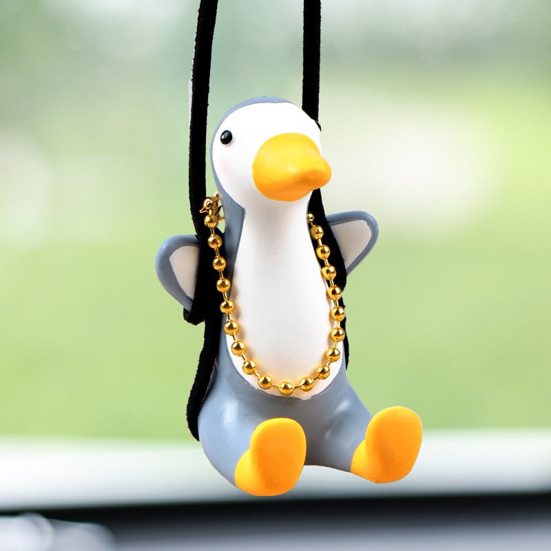 Car Flying Duck Hanging Ornament