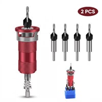 Sakerplus® Semi-Auto Depth Limit 4-Blade Countersink Drill