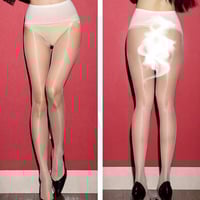 Oiled 1D Ultra-thin Sexy Pearlescent Stockings