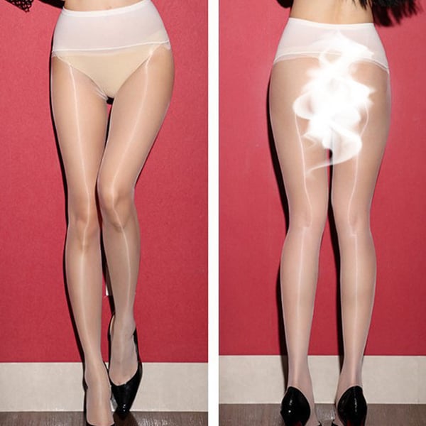 Oiled 1D Ultra-thin Sexy Pearlescent Stockings