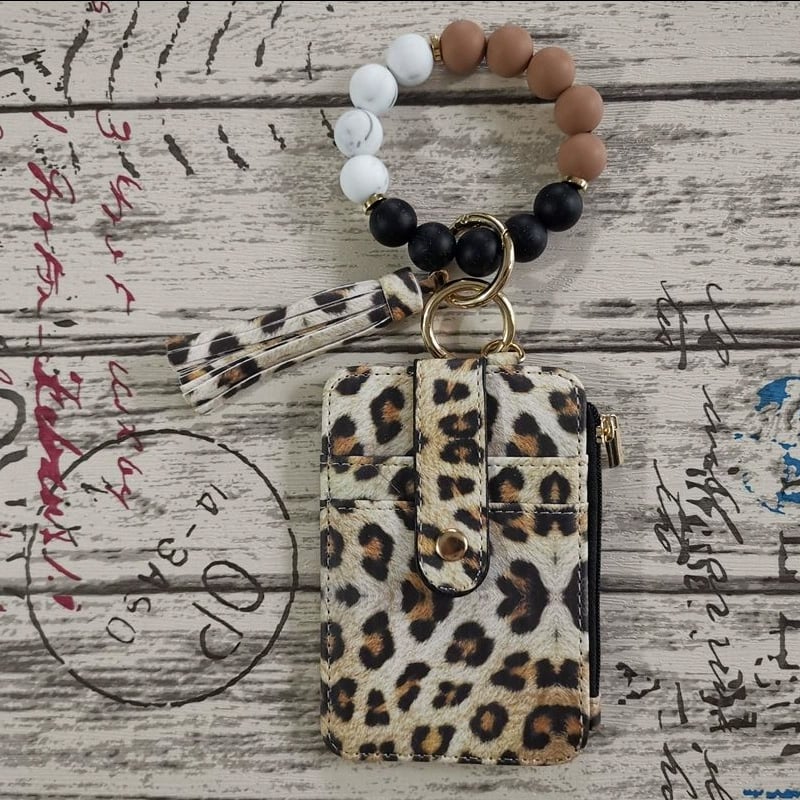 💖 Fashionable Silicone Keychain Wallet