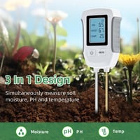 Saker 3 in 1 Digital Plant Soil Moisture Meter