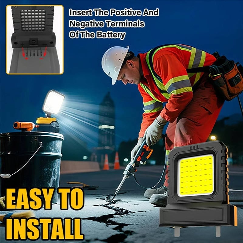 Electric Ithium Battery Lighting Outdoor Long Time LED Work Light