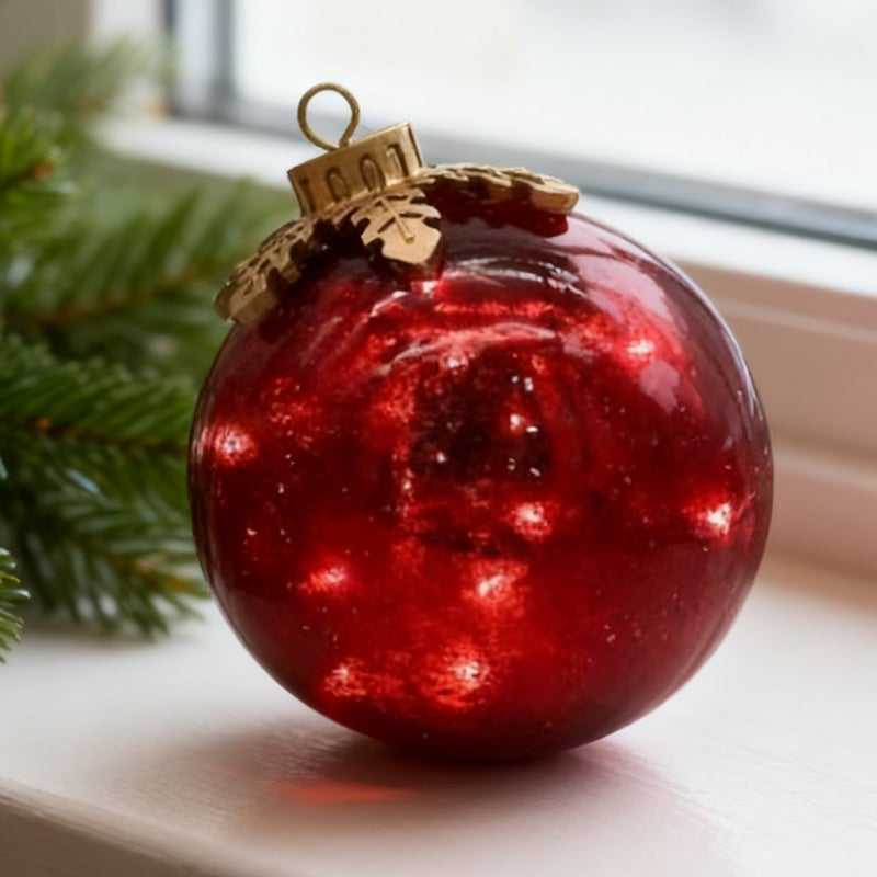 Glas-Tisch-Weihnachtsornamente