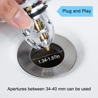 Universal washbasin water head leaking stopper