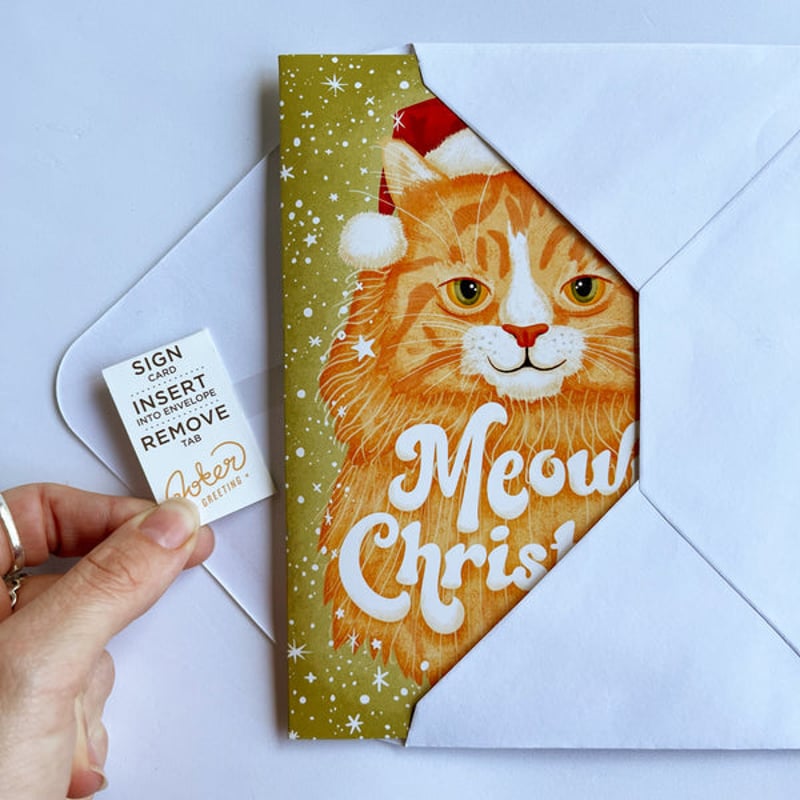 Endless Meowy Christmas With Glitter