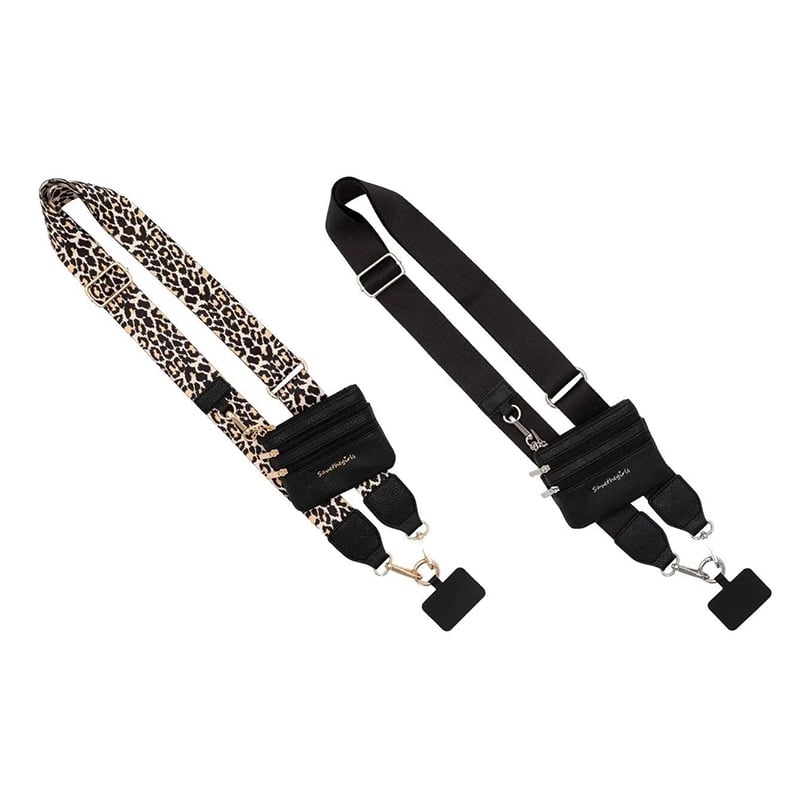 Phone Strap with Zippered Pouch