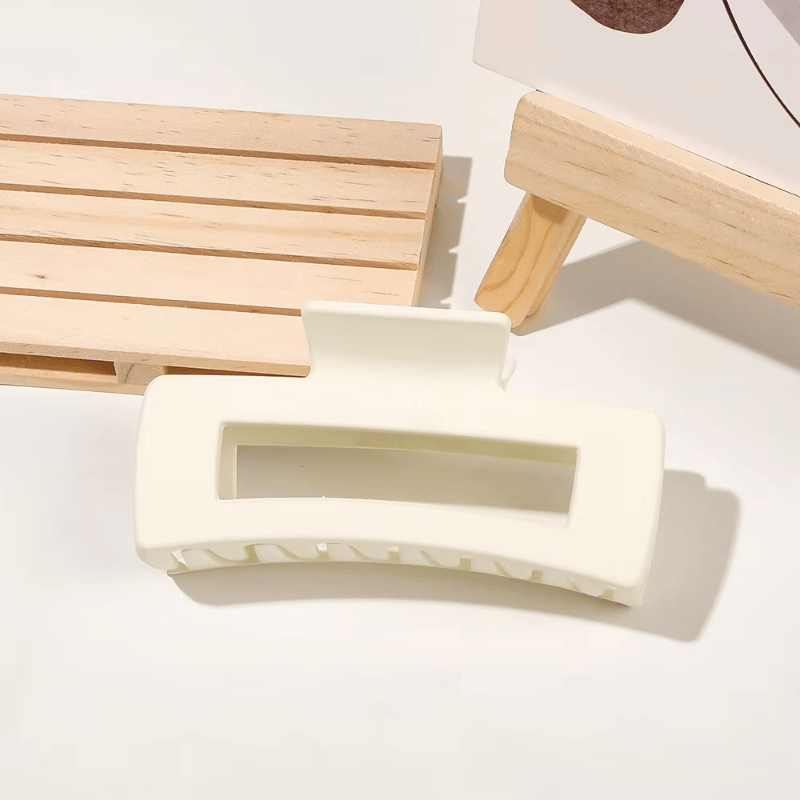 Minimalistische Silikon-Haifisch-Haarklammer