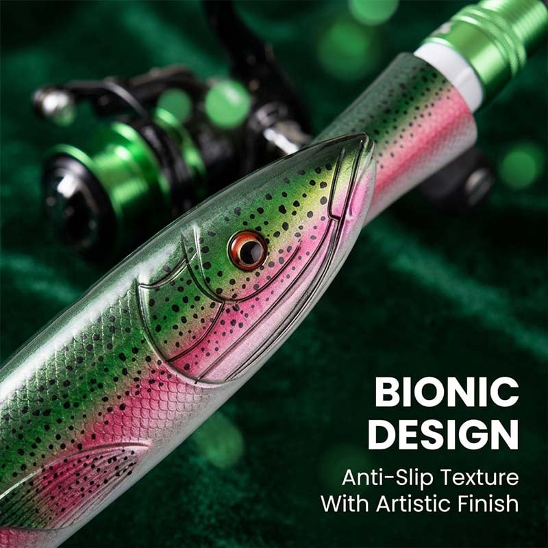 Fish-shaped telescopic rod