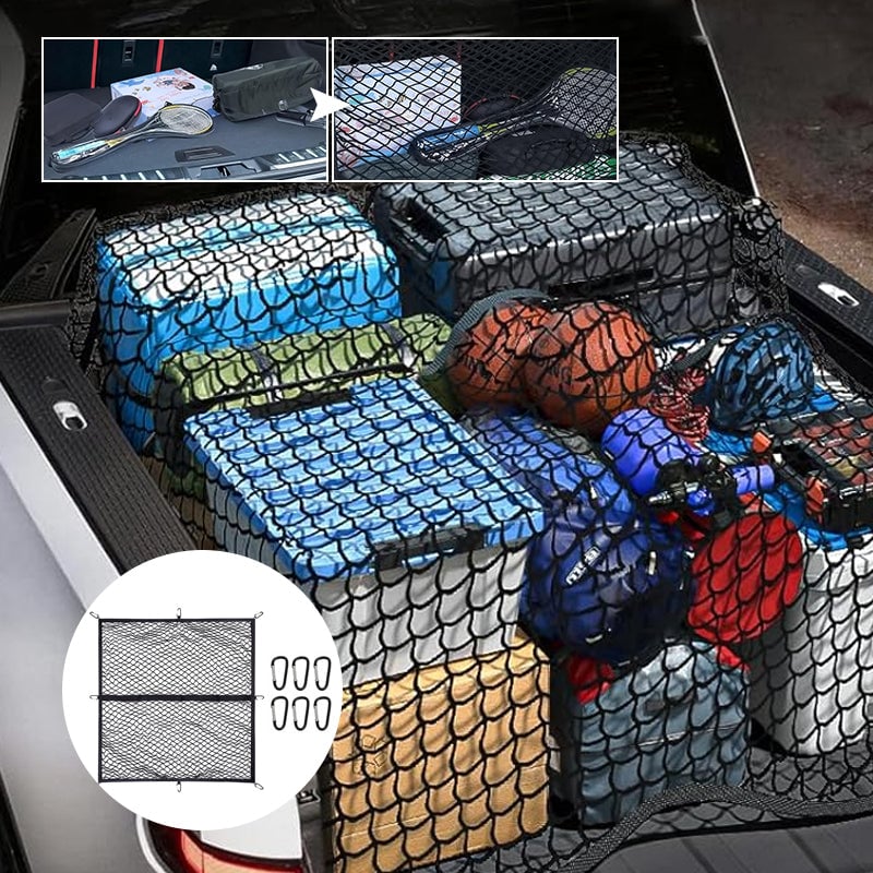 Truck Cargo Net Organizer for Trunk Storage